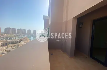 Apartment - 1 Bedroom - 2 Bathrooms for rent in West Porto Drive - Porto Arabia - The Pearl Island - Doha