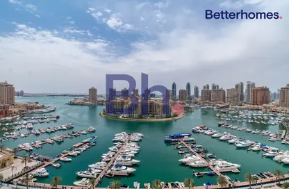 Apartment - 2 Bedrooms - 2 Bathrooms for rent in West Porto Drive - Porto Arabia - The Pearl Island - Doha