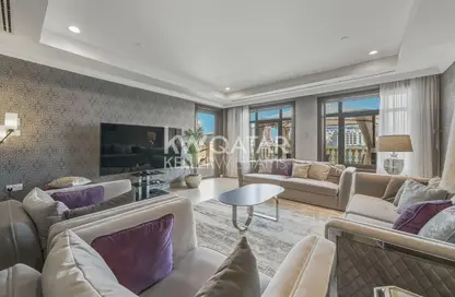 تاون هاوس - 2 غرف نوم - 3 حمامات للايجار في طريق بورتو الغربي - بورتو أرابيا - جزيرة اللؤلؤة - الدوحة