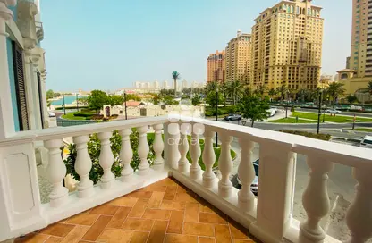 Balcony image for: Apartment - 3 Bedrooms - 4 Bathrooms for rent in Carnaval - Qanat Quartier - The Pearl Island - Doha, Image 1