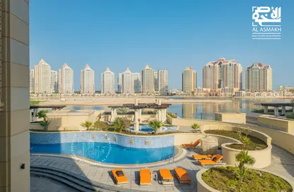 Apartment - 1 Bedroom - 2 Bathrooms for rent in Tower 6 - Viva Bahriyah - The Pearl Island - Doha