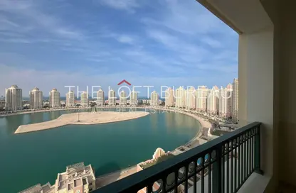Apartment - 3 Bedrooms - 3 Bathrooms for rent in Viva West - Viva Bahriyah - The Pearl Island - Doha Apartment - 3 Bedrooms - 3 Bathrooms for rent in Viva West - Viva Bahriyah - The Pearl Island - Doha