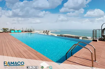 Apartment - 2 Bedrooms - 2 Bathrooms for rent in FJ8 Residential Tower - Marina District - Lusail