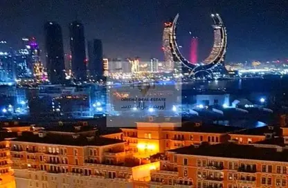 شقة - غرفة نوم - 2 حمامات للبيع في طريق بورتو الغربي - بورتو أرابيا - جزيرة اللؤلؤة - الدوحة