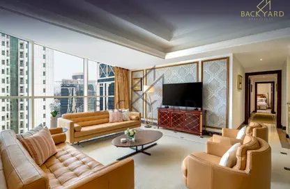 Apartment - 3 Bedrooms - 4 Bathrooms for rent in Dusit Hotel and Suites Doha - Diplomatic Street - West Bay - Doha Apartment - 3 Bedrooms - 4 Bathrooms for rent in Dusit Hotel and Suites Doha - Diplomatic Street - West Bay - Doha