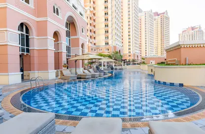 Apartment - 1 Bedroom - 1 Bathroom for rent in Tower 20 - Viva Bahriyah - The Pearl Island - Doha