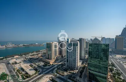 شقة - 2 غرف نوم - 3 حمامات للايجار في برج المارينا - منطقة المارينا - الوسيل