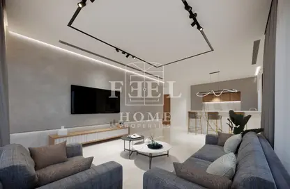 Living Room image for: Apartment - 1 Bedroom - 2 Bathrooms for sale in Lusail City - Lusail, Image 1