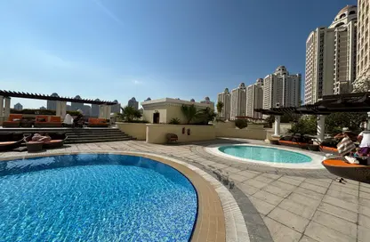 Apartment - Studio - 1 Bathroom for rent in Viva Central - Viva Bahriyah - The Pearl Island - Doha