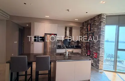 Apartment - 1 Bedroom - 2 Bathrooms for rent in Seef Lusail Tower 1 - Seef Lusail - Lusail City - Lusail