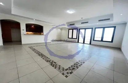 Empty Room image for: Apartment - 3 Bedrooms - 3 Bathrooms for rent in East Porto Drive - Porto Arabia - The Pearl Island - Doha, Image 1