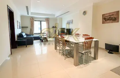 Apartment - 1 Bedroom - 2 Bathrooms for rent in East Porto Drive - Porto Arabia - The Pearl Island - Doha