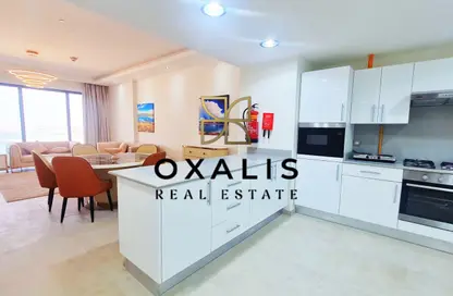 Apartment - 1 Bedroom - 2 Bathrooms for rent in Marina Tower 02 - Marina District - Lusail