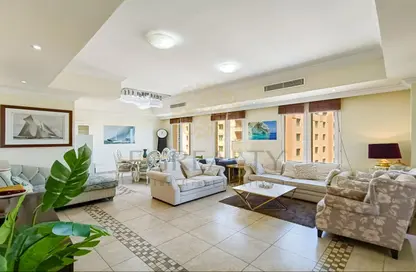 Apartment - 3 Bedrooms - 4 Bathrooms for rent in East Porto Drive - Porto Arabia - The Pearl Island - Doha