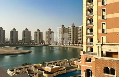 Apartment - Studio - 1 Bathroom for rent in Viva West - Viva Bahriyah - The Pearl Island - Doha