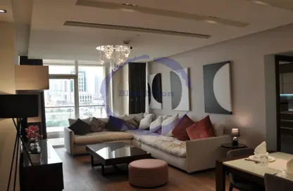 Living Room image for: Apartment - 2 Bedrooms - 3 Bathrooms for rent in Lusail City - Lusail, Image 1
