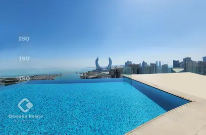 شقة - 2 غرف نوم - 3 حمامات للايجار في لوسيل ريسيدينس - منطقة المارينا - الوسيل