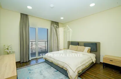 Room / Bedroom image for: Apartment - 3 Bedrooms - 3 Bathrooms for sale in Lusail City - Lusail, Image 1