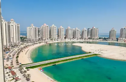 Apartment - 2 Bedrooms - 3 Bathrooms for rent in Viva East - Viva Bahriyah - The Pearl Island - Doha