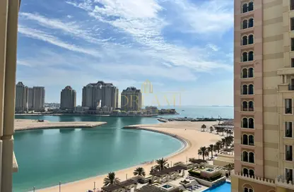 Apartment - 1 Bedroom - 2 Bathrooms for rent in Viva West - Viva Bahriyah - The Pearl Island - Doha
