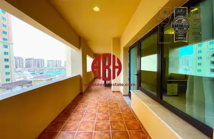 شقة - 2 غرف نوم - 2 حمامات للايجار في طريق بورتو الغربي - بورتو أرابيا - جزيرة اللؤلؤة - الدوحة
