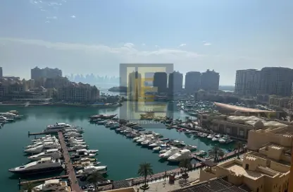 شقة - 1 حمام للايجار في طريق بورتو الغربي - بورتو أرابيا - جزيرة اللؤلؤة - الدوحة