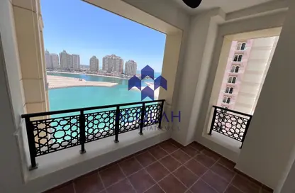 Apartment - Studio - 1 Bathroom for rent in Viva West - Viva Bahriyah - The Pearl Island - Doha
