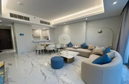 Apartment - 1 Bedroom - 2 Bathrooms for rent in Lusail Residence - Marina District - Lusail Apartment - 1 Bedroom - 2 Bathrooms for rent in Lusail Residence - Marina District - Lusail