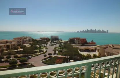 Balcony image for: Apartment - 2 Bedrooms - 3 Bathrooms for rent in Tower 29 - Viva Bahriyah - The Pearl Island - Doha, Image 1