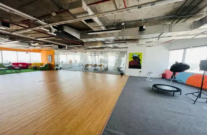 Gym image for: Office Space - Studio - 2 Bathrooms for rent in Marina Tower 02 - Marina District - Lusail, Image 1