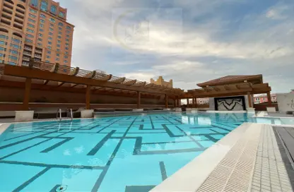 Apartment - 1 Bedroom - 2 Bathrooms for rent in West Porto Drive - Porto Arabia - The Pearl Island - Doha