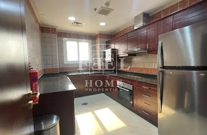 Kitchen image for: Apartment - 1 Bedroom - 2 Bathrooms for rent in M Residence 2 - Fereej Bin Mahmoud North - Fereej Bin Mahmoud - Doha, Image 1