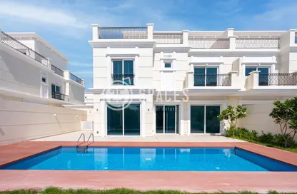 Pool image for: Villa - 6 Bedrooms - 7 Bathrooms for rent in The Garden - Floresta Gardens - The Pearl Island - Doha, Image 1