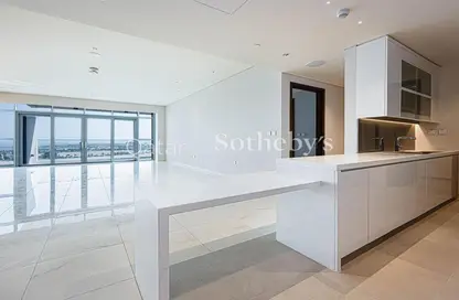 Kitchen image for: Apartment - 2 Bedrooms - 3 Bathrooms for sale in Waterfront Residential - The Waterfront - Lusail, Image 1