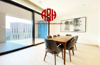 Dining Room image for: Apartment - 2 Bedrooms - 3 Bathrooms for rent in Msheireb Galleria - Msheireb Downtown Doha - Doha, Image 1