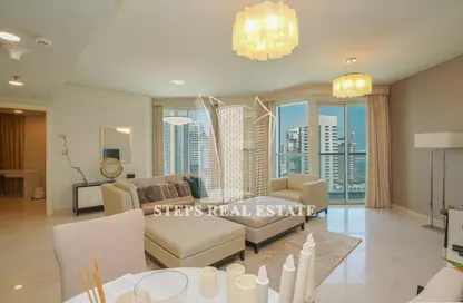 Living / Dining Room image for: Apartment - 1 Bedroom - 2 Bathrooms for sale in Lusail City - Lusail, Image 1