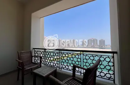 Apartment - 1 Bedroom - 1 Bathroom for rent in Viva West - Viva Bahriyah - The Pearl Island - Doha