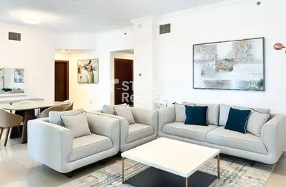 Apartment - 1 Bedroom - 1 Bathroom for rent in Falcon Tower - Diplomatic Street - West Bay - Doha