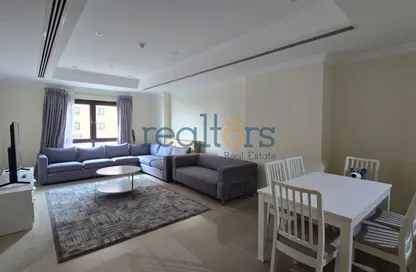 Apartment - 1 Bedroom - 2 Bathrooms for rent in East Porto Drive - Porto Arabia - The Pearl Island - Doha