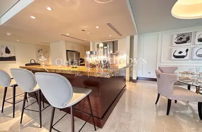 Kitchen image for: Townhouse - 4 Bedrooms - 5 Bathrooms for rent in The St. Regis Marsa Arabia Island - Marsa Arabia - The Pearl Island - Doha, Image 1