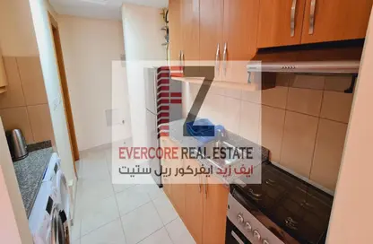 Kitchen image for: Apartment - Studio - 1 Bathroom for rent in Catania - La Piazza - Fox Hills - Lusail, Image 1