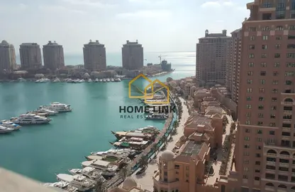 تاون هاوس - غرفة نوم - 2 حمامات للايجار في طريق بورتو الشرقي - بورتو أرابيا - جزيرة اللؤلؤة - الدوحة