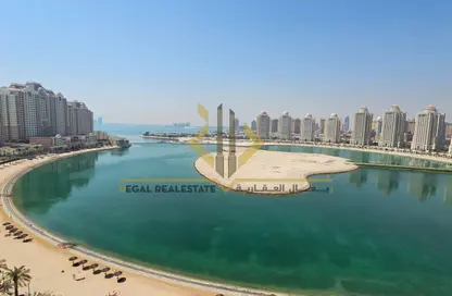 Apartment - 2 Bedrooms - 2 Bathrooms for rent in Viva West - Viva Bahriyah - The Pearl Island - Doha