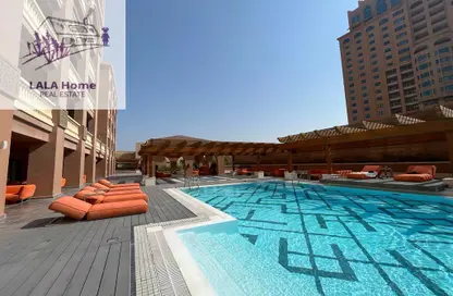 Apartment - 1 Bedroom - 2 Bathrooms for rent in West Porto Drive - Porto Arabia - The Pearl Island - Doha