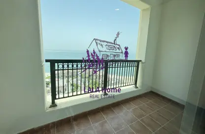 Apartment - Studio - 1 Bathroom for rent in Viva West - Viva Bahriyah - The Pearl Island - Doha