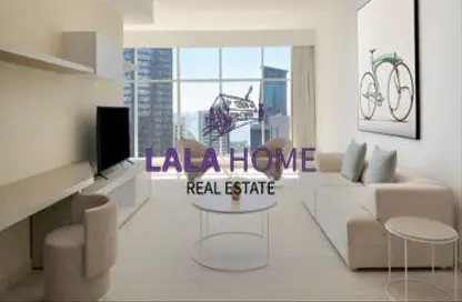 شقة - 2 غرف نوم - 3 حمامات للايجار في برج وست باي - الخليج الجنوبي - الخليج الغربي - الدوحة