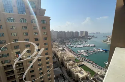 شقة - غرفة نوم - 2 حمامات للايجار في برج 18 - بورتو أرابيا - جزيرة اللؤلؤة - الدوحة