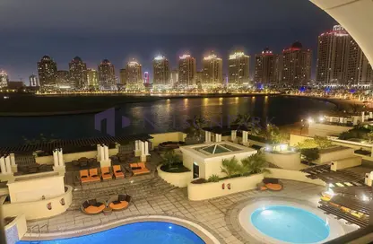 Apartment - Studio - 1 Bathroom for rent in Viva West - Viva Bahriyah - The Pearl Island - Doha
