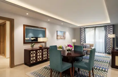 Dining Room image for: Apartment - 2 Bedrooms - 2 Bathrooms for rent in Musheireb - Musheireb - Doha, Image 1