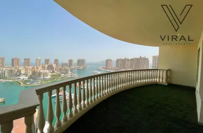 Apartment - 3 Bedrooms - 3 Bathrooms for rent in East Porto Drive - Porto Arabia - The Pearl Island - Doha